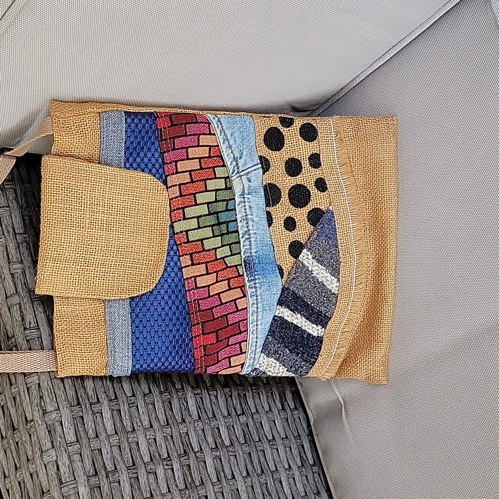 BAG casual lightweight SMALL size CREATIVE & COLORFUL various TEXTILE PATTERNS